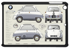BMW Isetta 300 (4 wheel) 1957-62 Small Tablet Covers